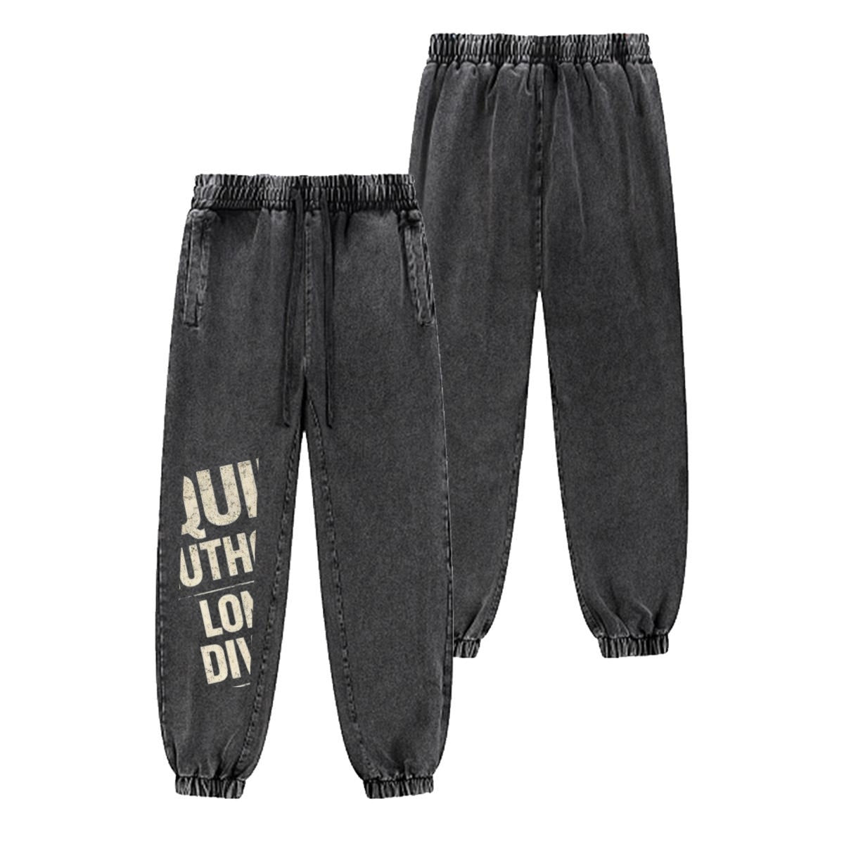 Heavyweight Washed Jogger Sweatpants — Craftklart | Minimalist Streetwear | Craftklart