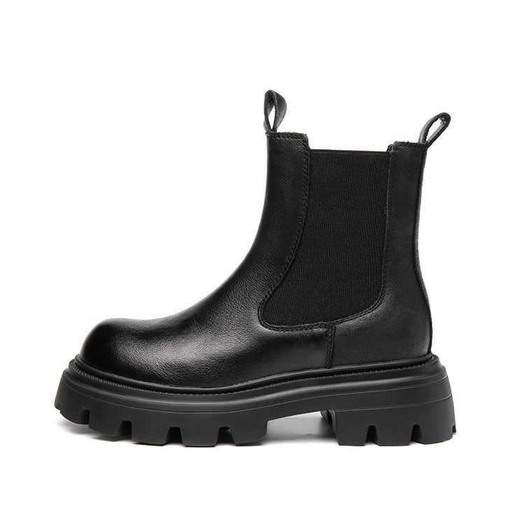 Plush Lined Height-Boost Short Boots — Women’s Winter Ankle Boots