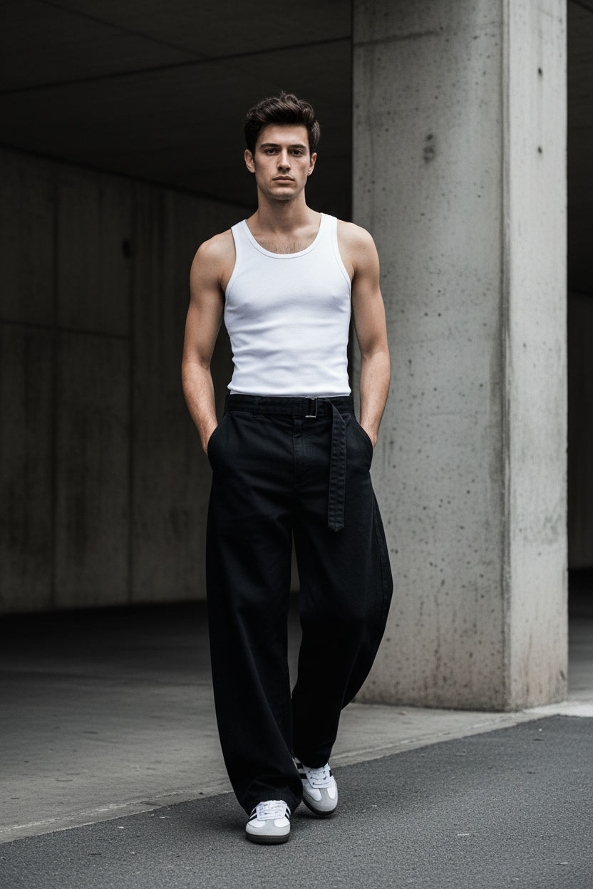 The Unseen Curved Blade Denim — Washed
