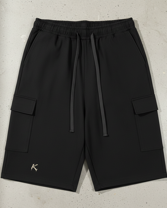 Unisex Drawstring Cargo Shorts