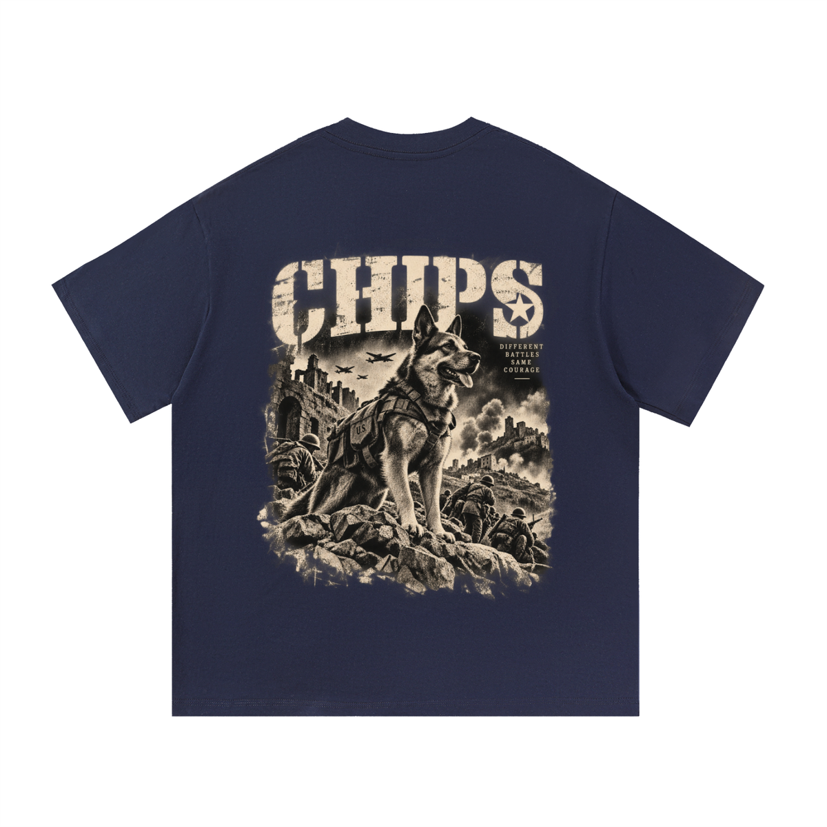 War Dogs Oversized Cotton T-Shirt