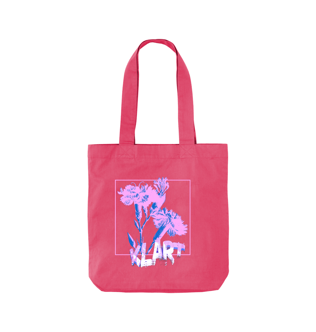 Raspberry Pink Printed Bag Front