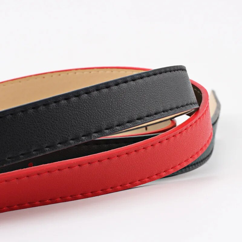 Women Belts PU Leather Simple Metal Buckle Belt - Premium Belt from Craftklart Dropship - Just $4.50! Shop now at Craftklart.store