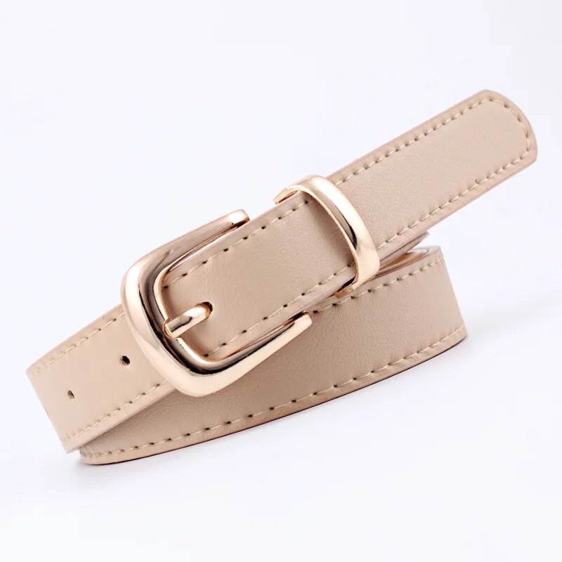 Women Belts PU Leather Simple Metal Buckle Belt - Premium Belt from Craftklart Dropship - Just $4.50! Shop now at Craftklart.store