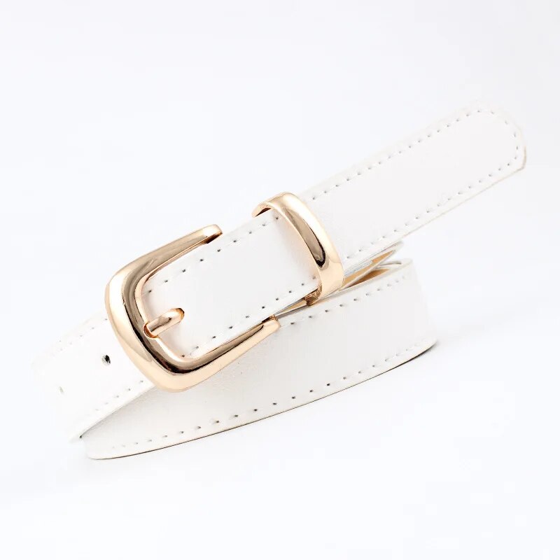 Women Belts PU Leather Simple Metal Buckle Belt - Premium Belt from Craftklart Dropship - Just $4.50! Shop now at Craftklart.store