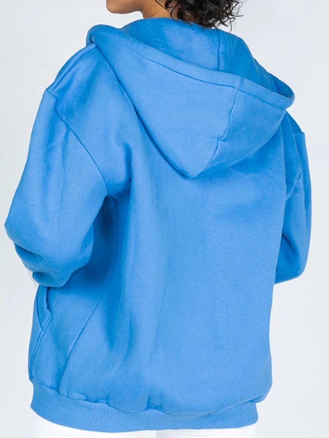 Women's Sumer Zip-Up Drawstring Hoodie - Premium Hoodie from Trendsi - Just $26.53! Shop now at Craftklart.store