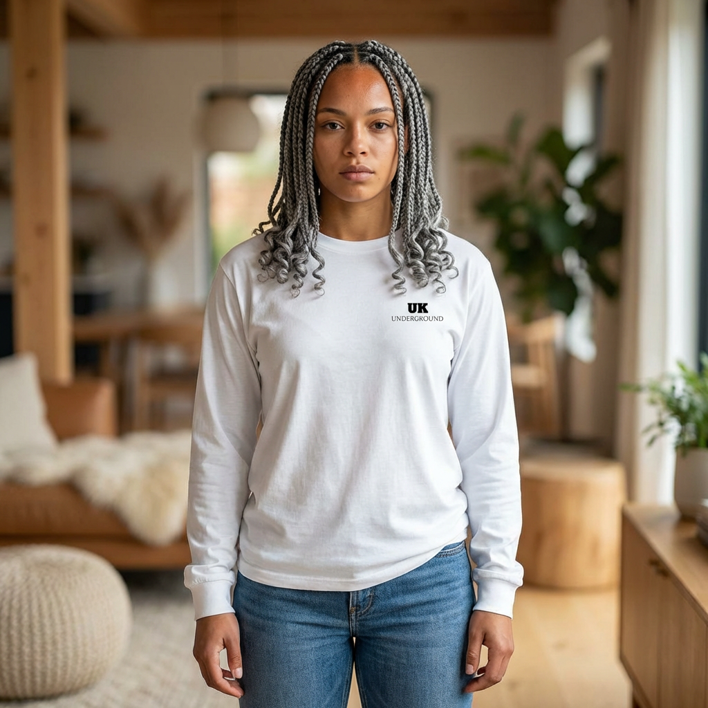 UK Underground Rust Texture Long Sleeve Tee -  "Urban Fashion & Streetwear | Craftklart"