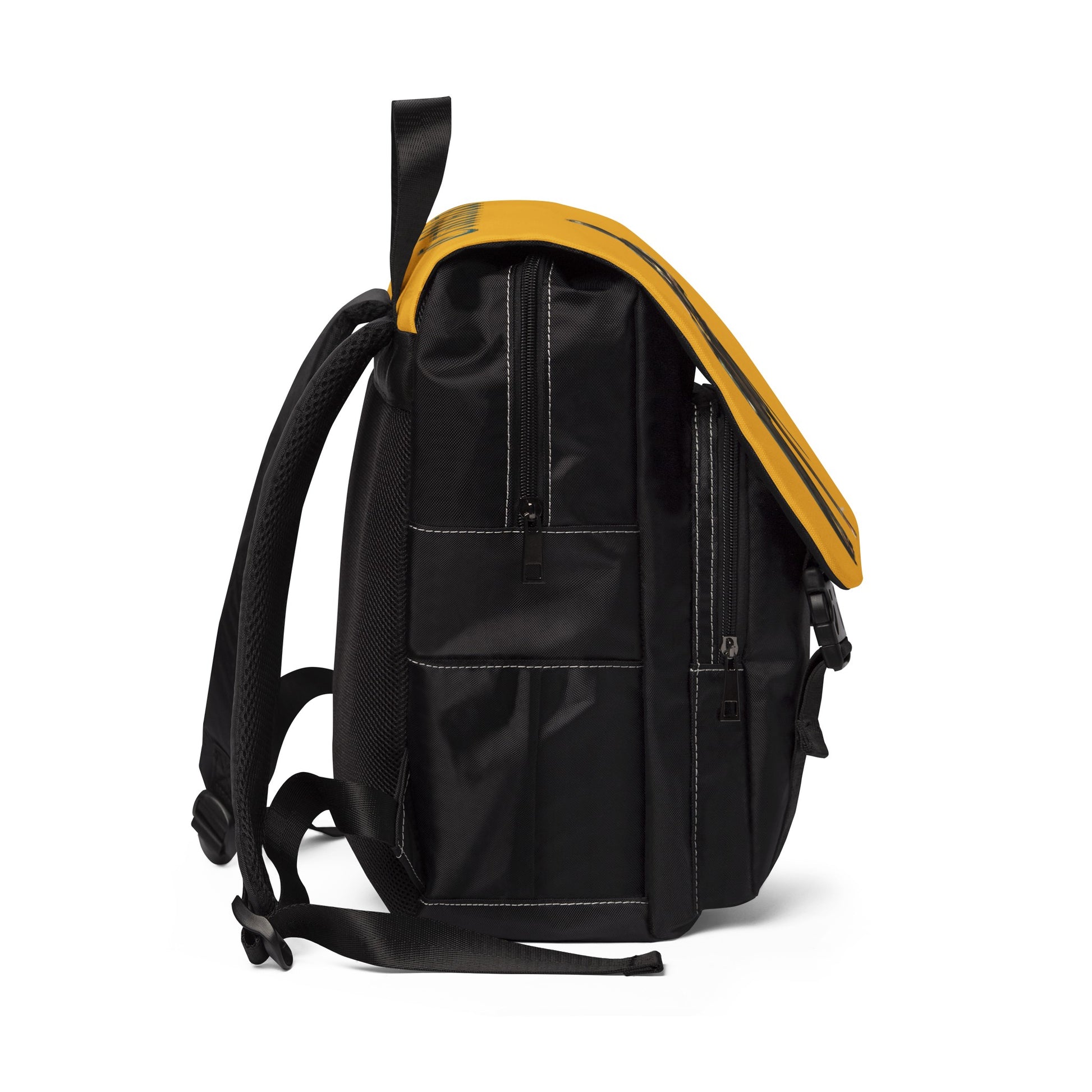 Unisex Casual Shoulder Backpack (Yellow) - Premium Bags from Printify - Just $32.79! Shop now at Craftklart.store