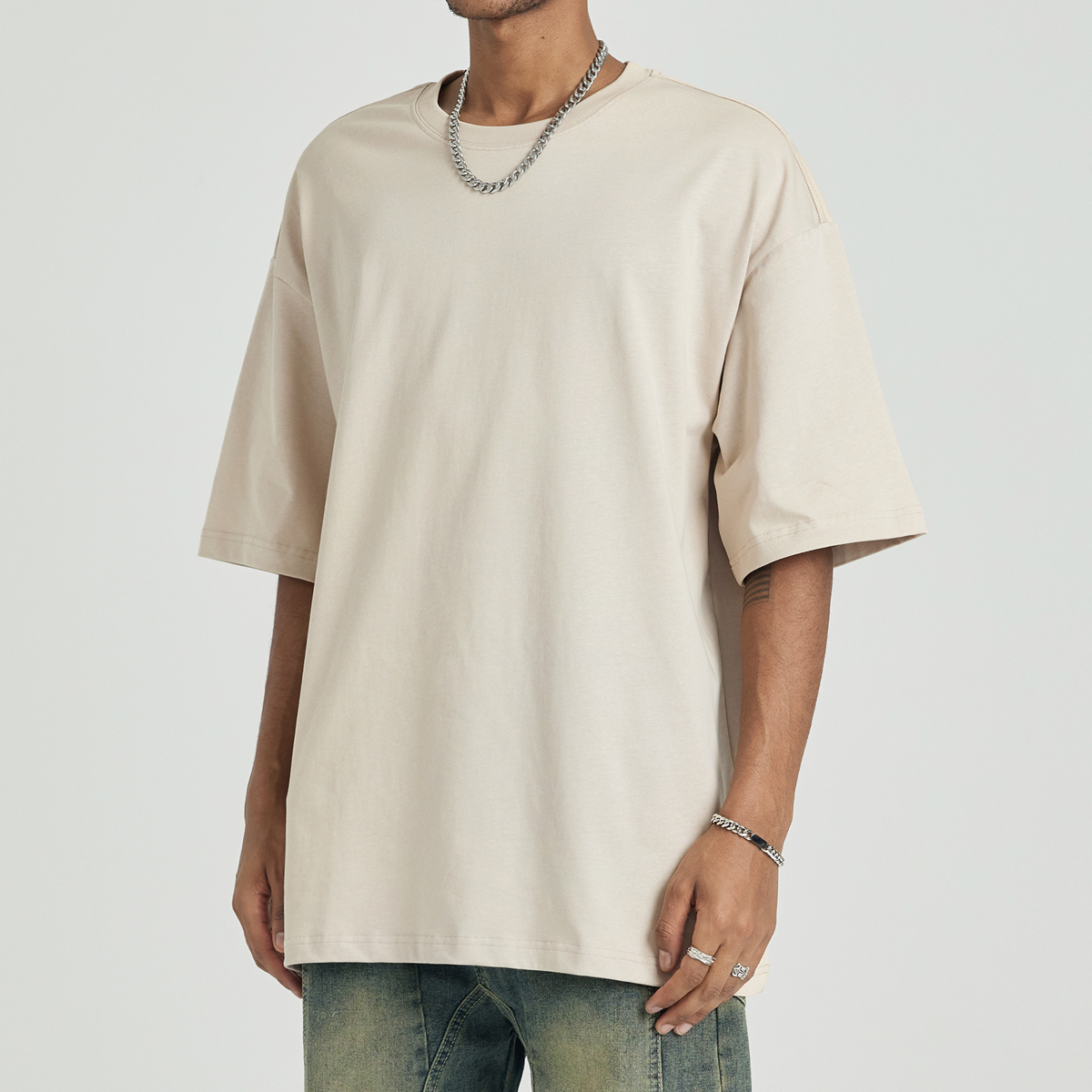 Heavyweight Oversized Drop Shoulder T-Shirt (240GSM)