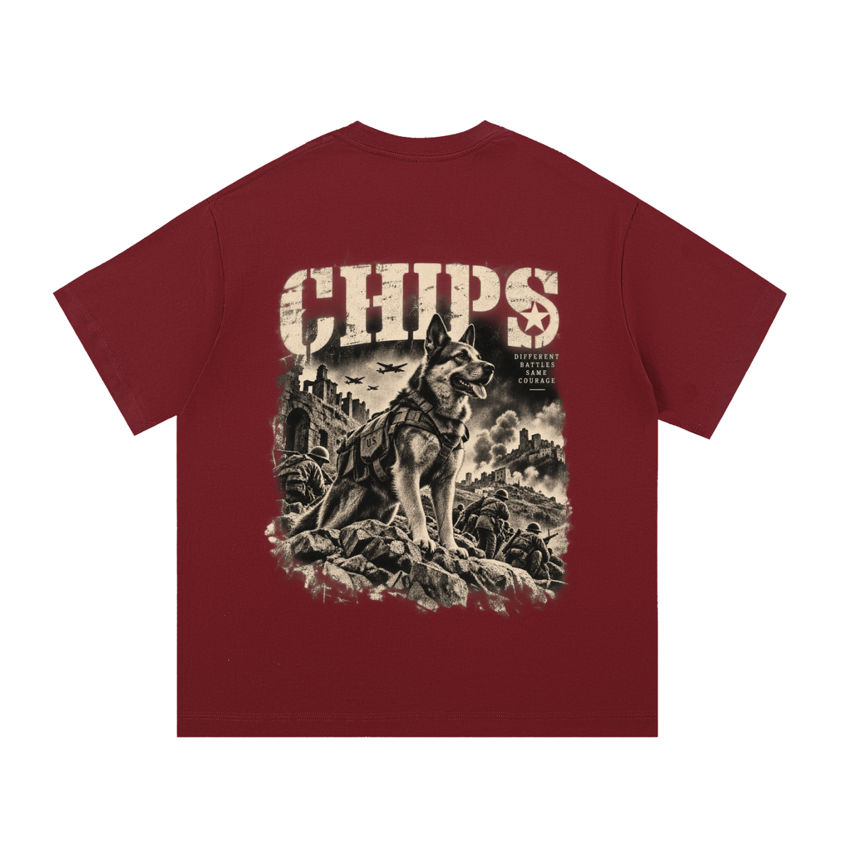 War Dogs Oversized Cotton T-Shirt