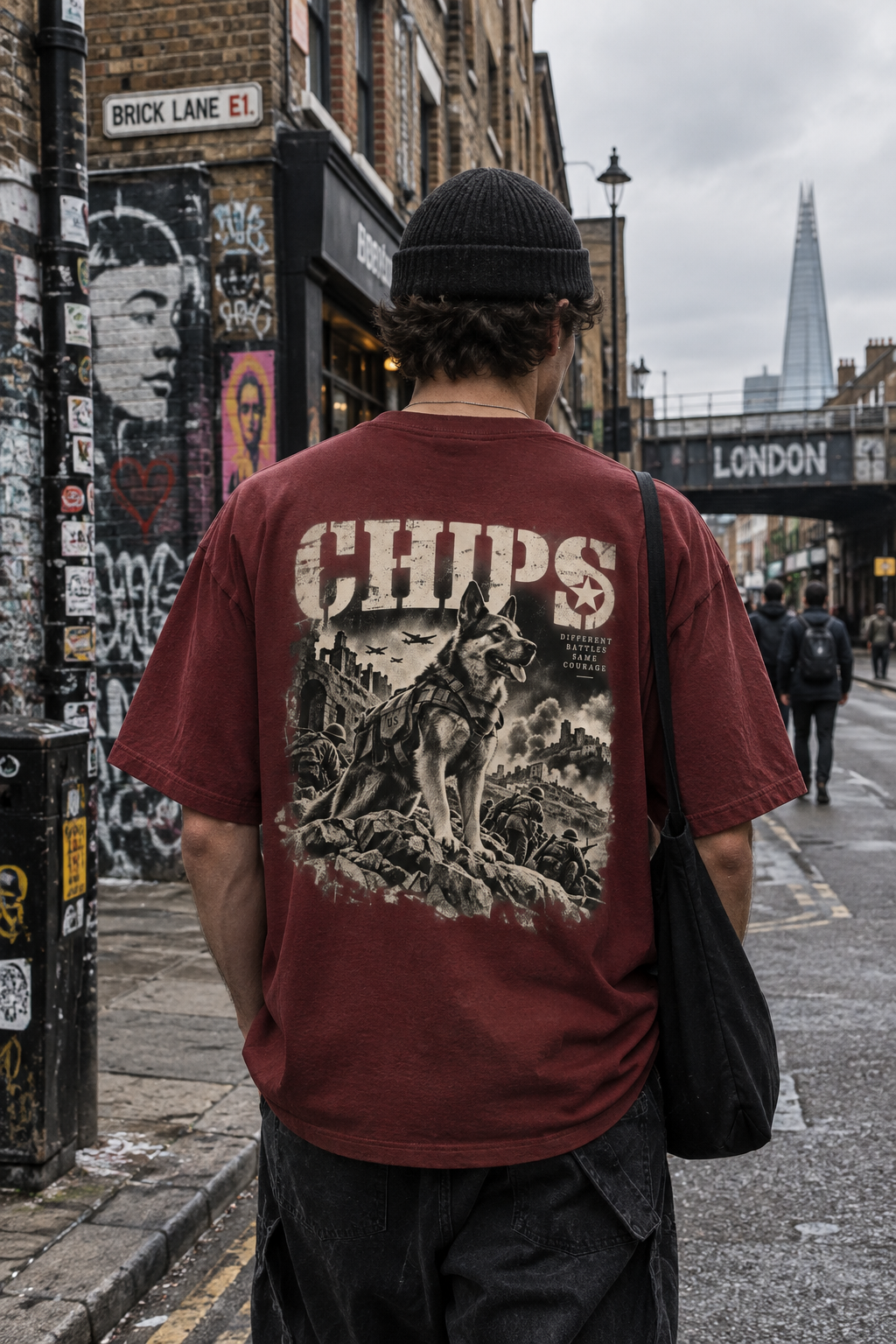 War Dogs Oversized Cotton T-Shirt