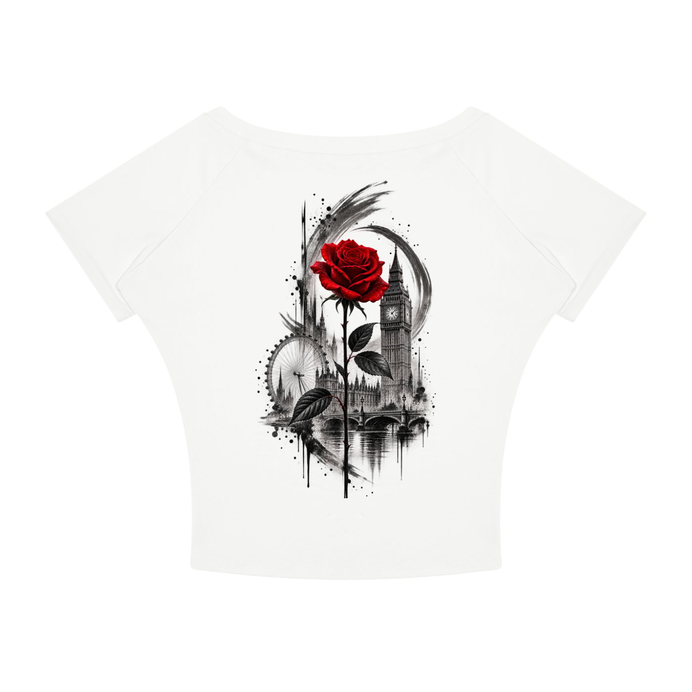Urban Girl  Boatneck Raglan T-Shirt