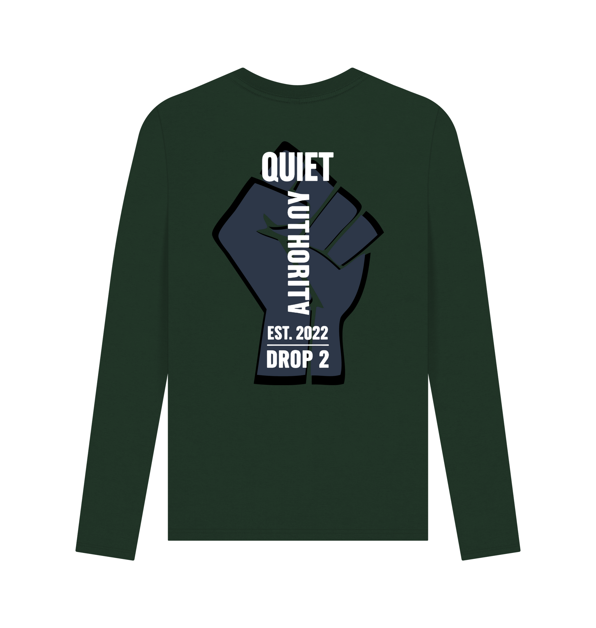 Craftklart organic cotton long sleeve T-shirt in natural color, sustainable streetwear essential with a comfortable fit.