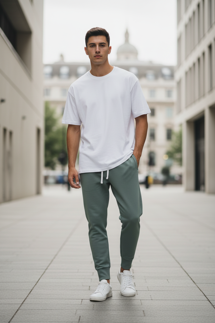 Men's Urban Tapered Joggers — Structured Streetwear