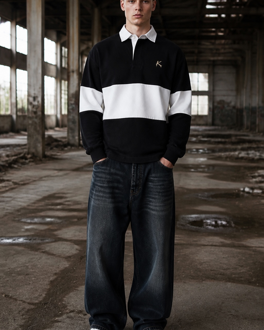Craftklart Urban Rugby Shirt — Heavyweight Panelled Collar