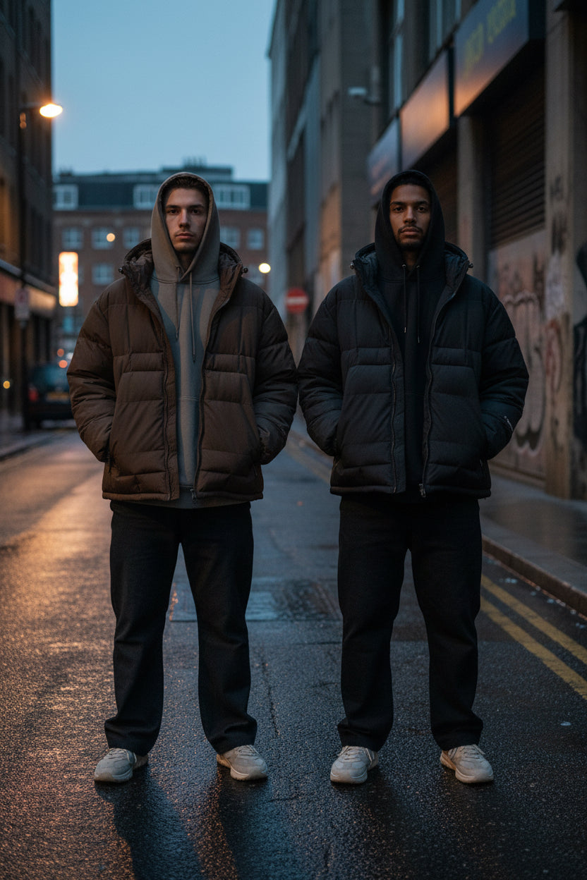 Padded Jacket  Streetwear Couple Coat
