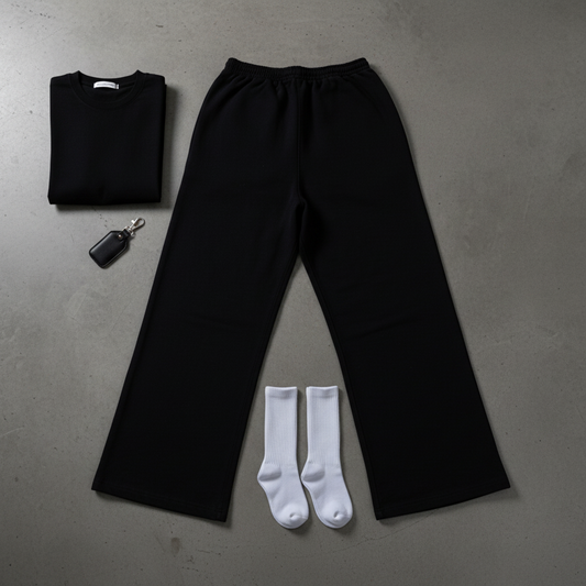 UNSEEN Heavyweight Wide Leg Sweatpants — 400GSM Terry