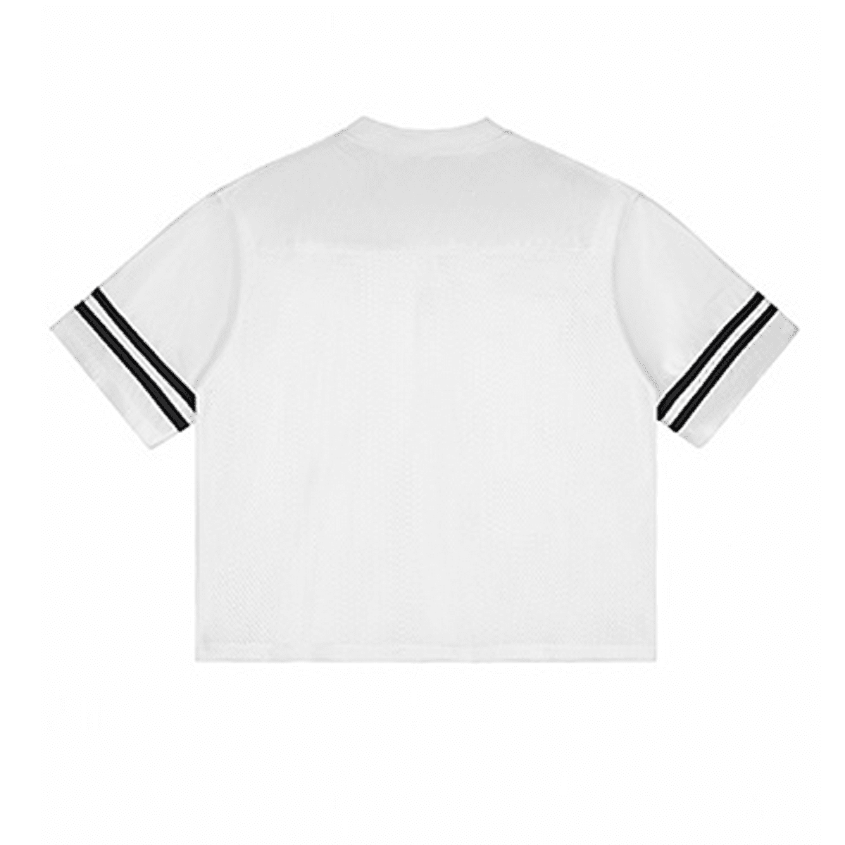 Contrast cut-out V-neck T-shirt by Craftklart featuring oversized fit, 240GSM fabric, in urban fashion streetwear style.