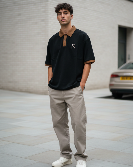 Craftklart Color Block Polo Shirt — Unisex