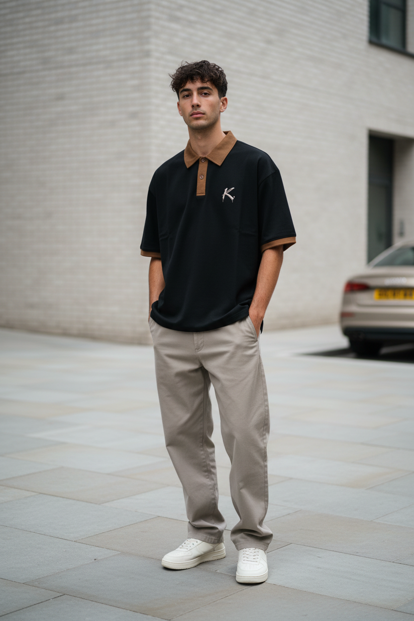 Craftklart Color Block Polo Shirt — Unisex