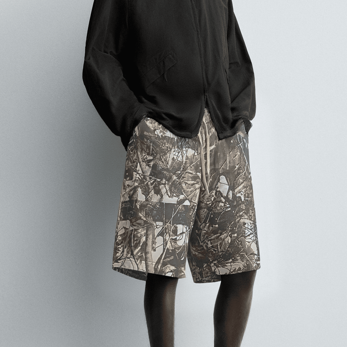 Camo French Terry Shorts