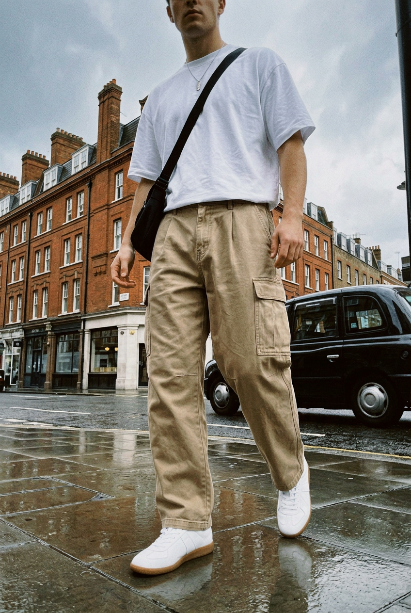 Cityline Cotton Cargo Trousers