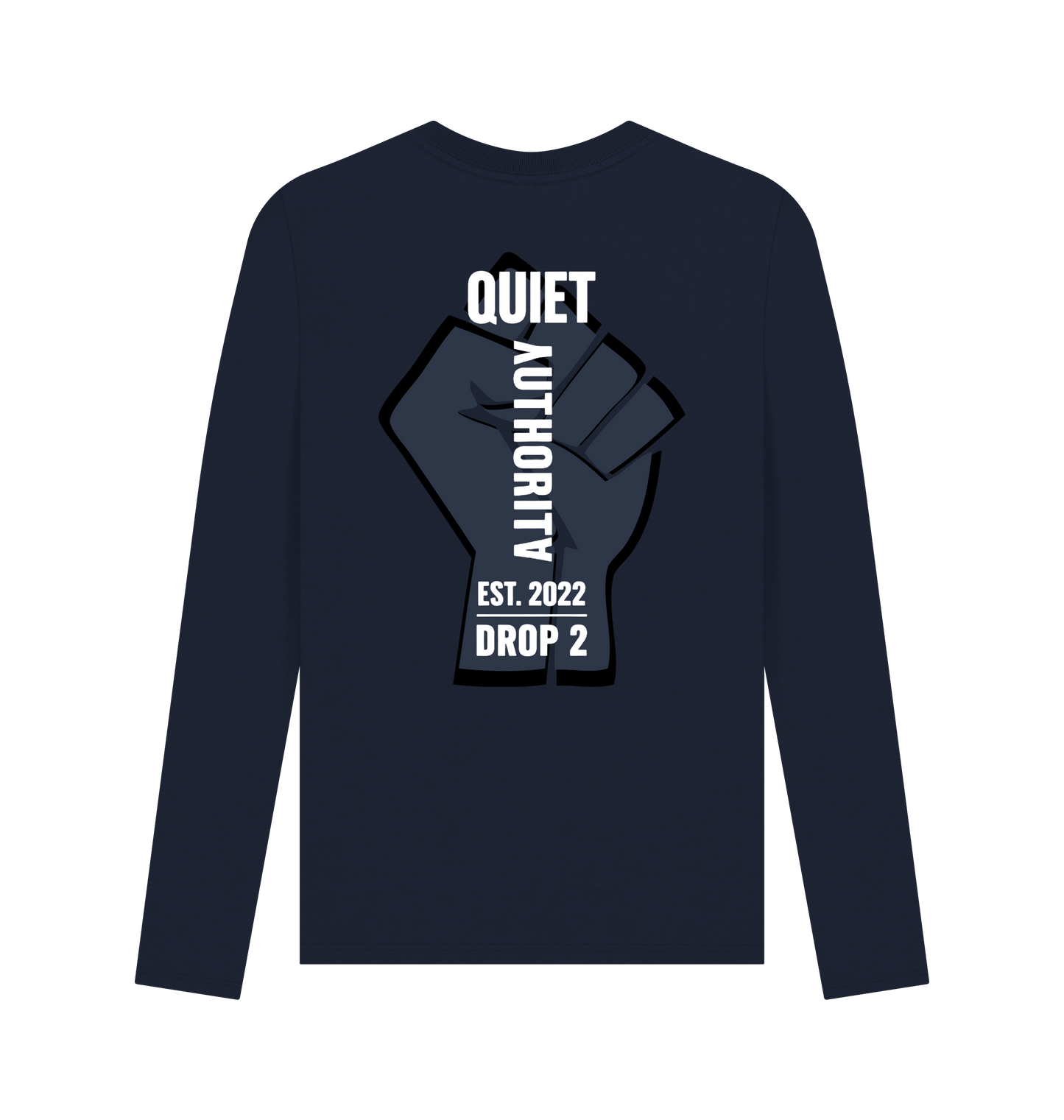Craftklart organic cotton long sleeve T-shirt in natural color, sustainable streetwear essential, casual and comfortable fit