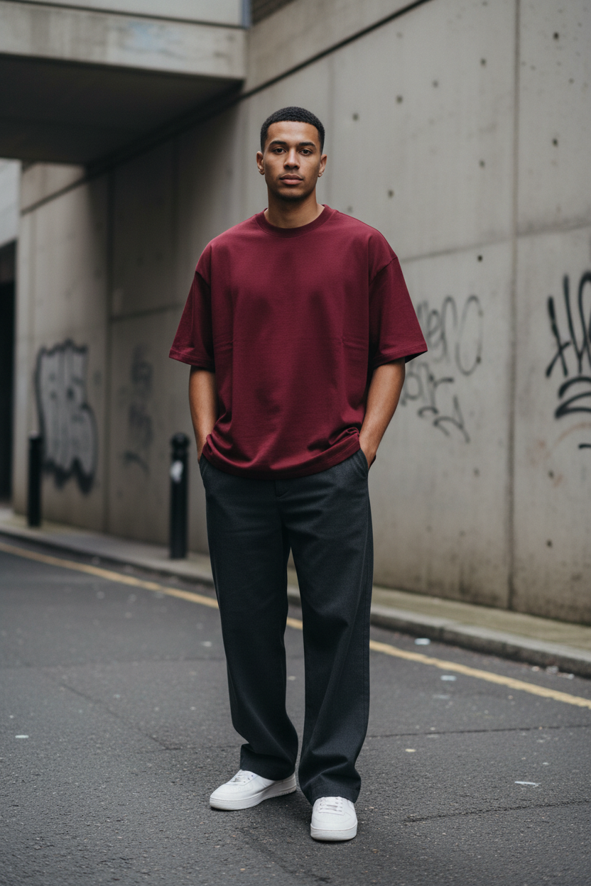 Heavyweight Boxy Oversized T-Shirt – 400GSM Unisex