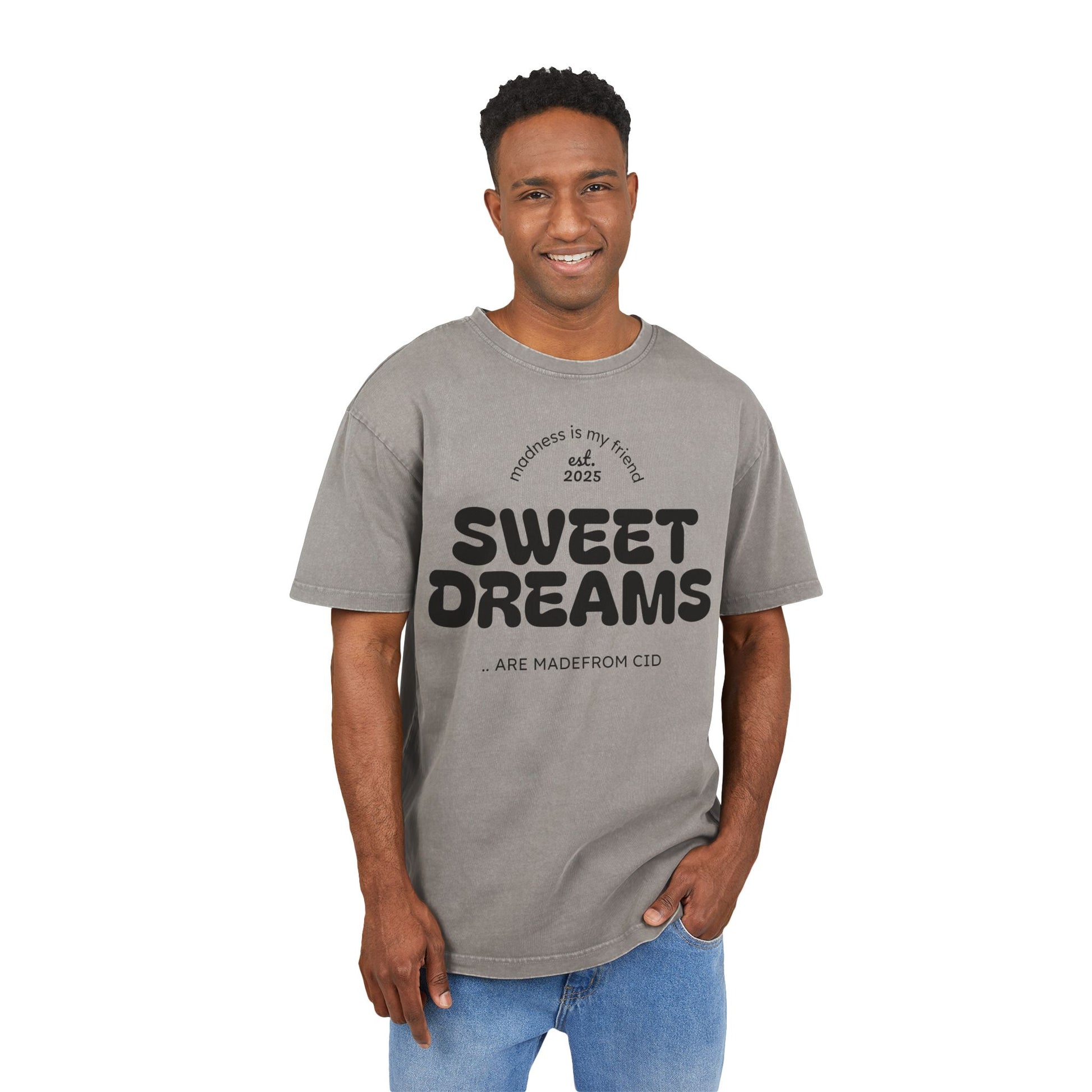Oversize Tee - Sweet Dreams | Casual Comfort for Every Occasion - Premium T-Shirt from Printify - Just $33! Shop now at Craftklart.store