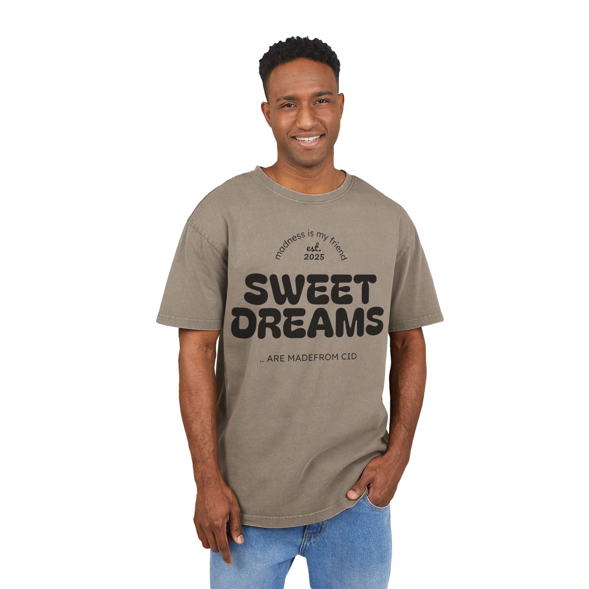 Oversize Tee - Sweet Dreams | Casual Comfort for Every Occasion - Premium T-Shirt from Printify - Just $33! Shop now at Craftklart.store
