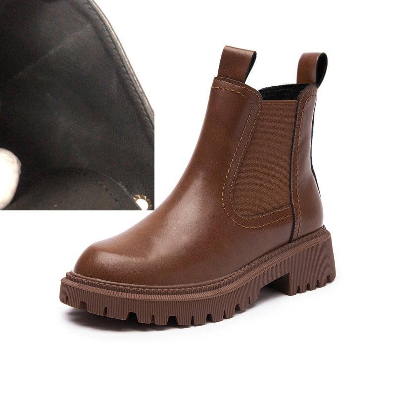 Chelsea Boots — Genuine Leather Ankle Boots for Women
