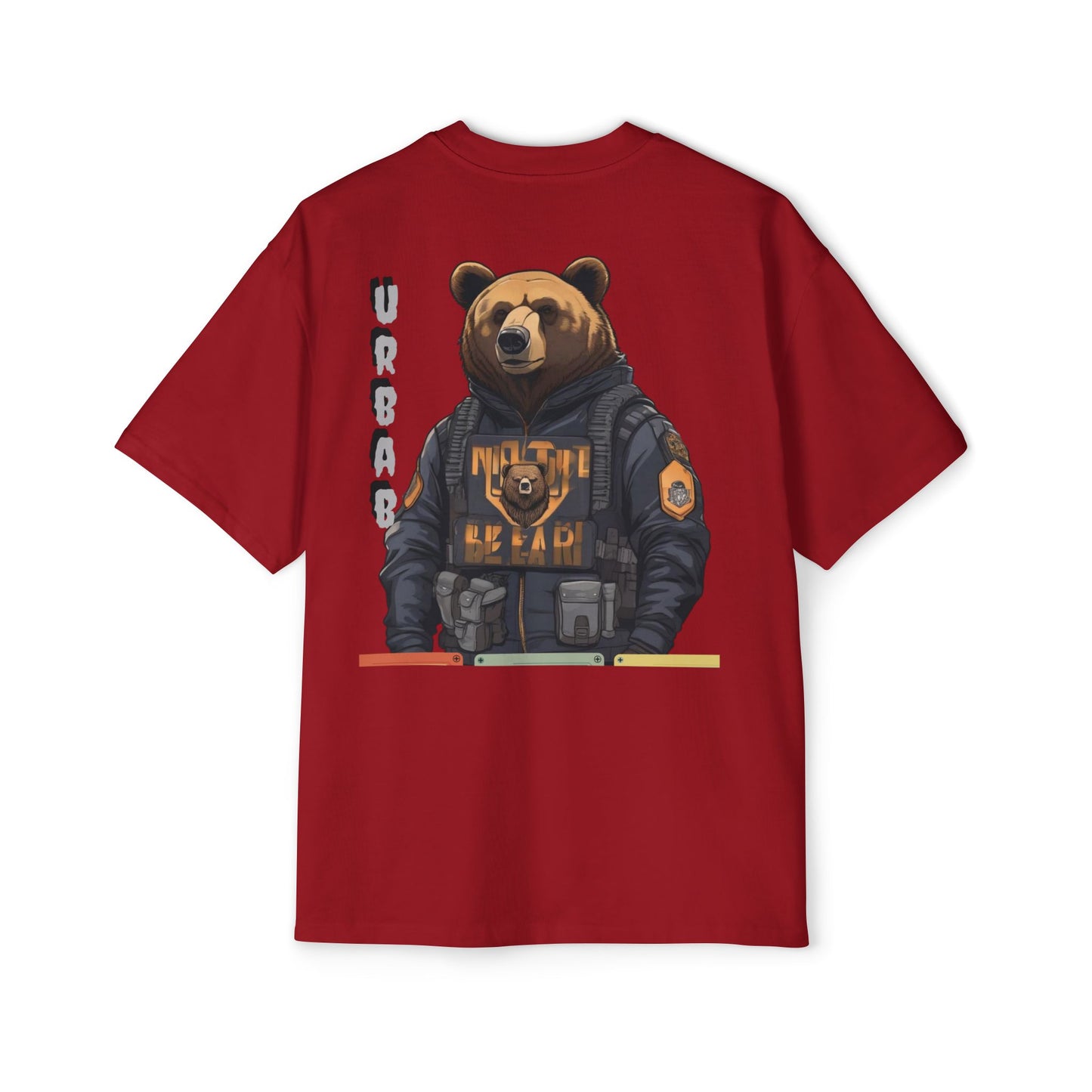 Urban Bear Men's Heavy Oversized Tee - Premium T-Shirt from Craftklart.store - Just $33.73! Shop now at Craftklart.store