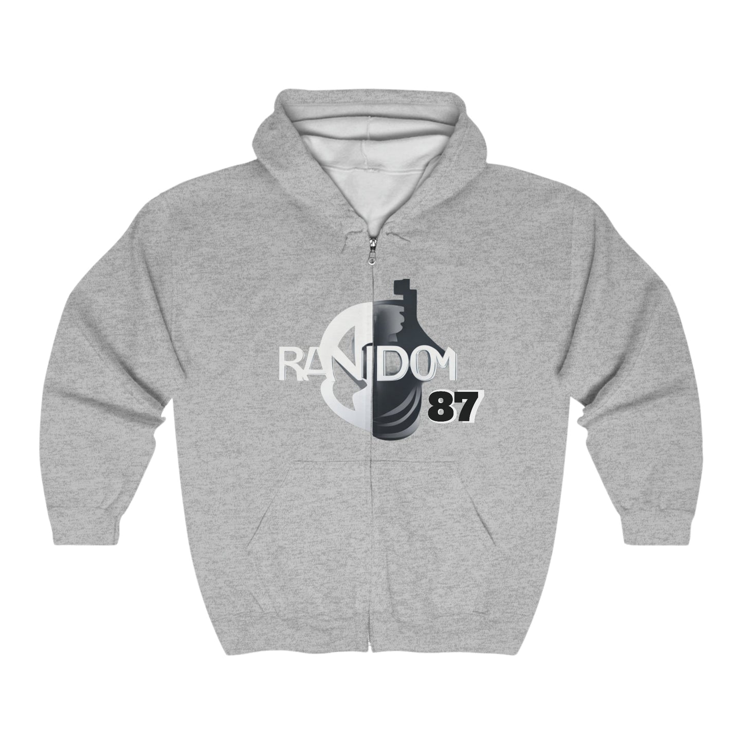 Random 87 Unisex Heavy Blend™ Full Zip Hooded Sweatshirt - Premium Hoodie from Craftklart.store - Just $26.06! Shop now at Craftklart.store