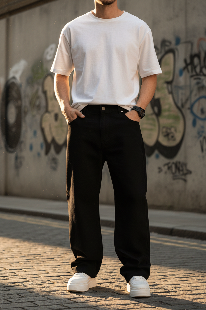 The Unseen Denim — Relaxed Straight-Leg Jeans