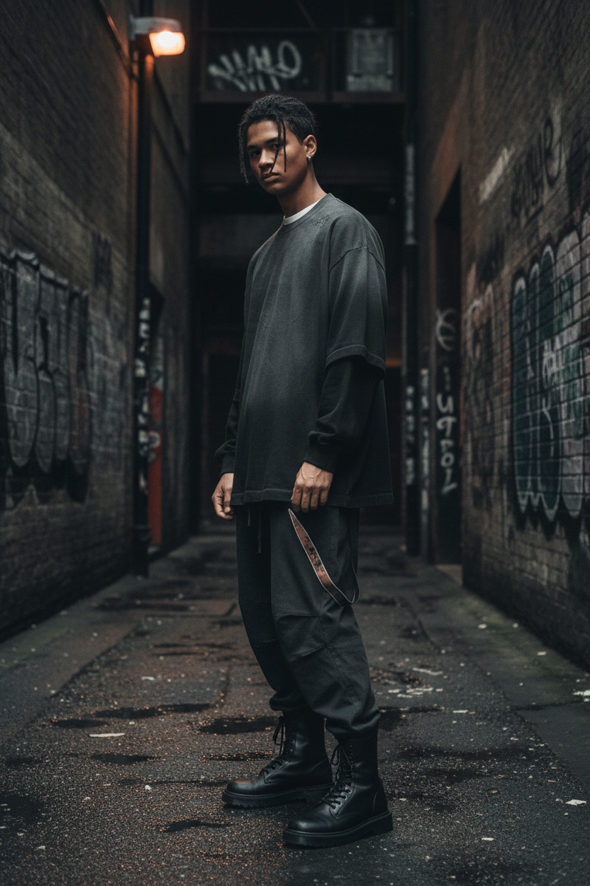 West Coast UNSEEN Washed Vintage Long-Sleeve Tee