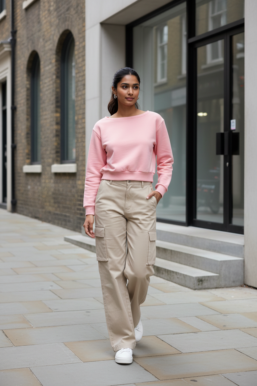 Women's Off-Shoulder Sweatshirt