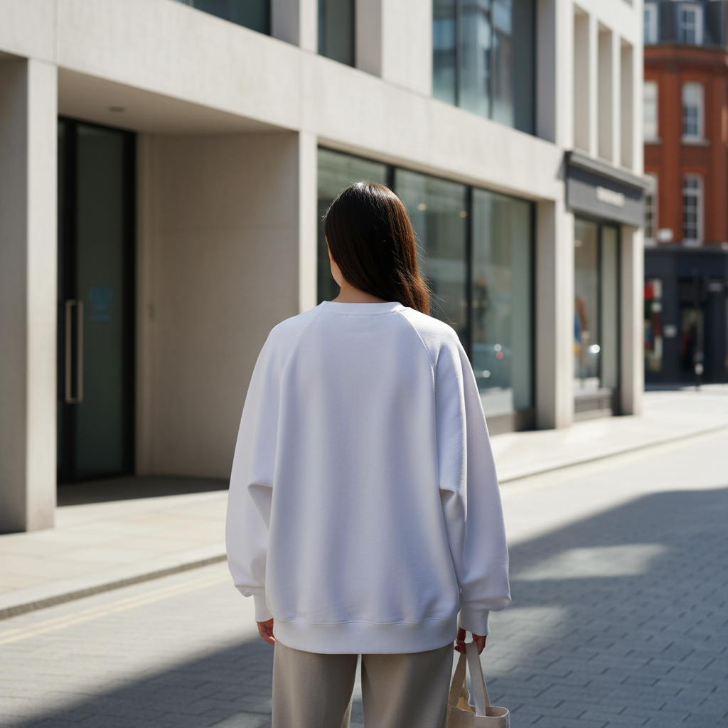Essential Heavyweight Dolman Sleeve Boxy Sweatshirt