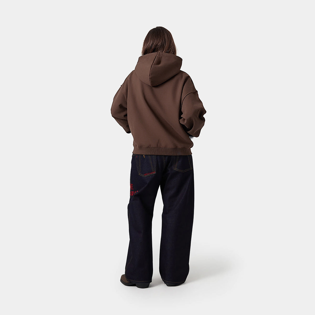 Unisex Heavyweight Cropped Double-Zip Hoodie (460GSM)