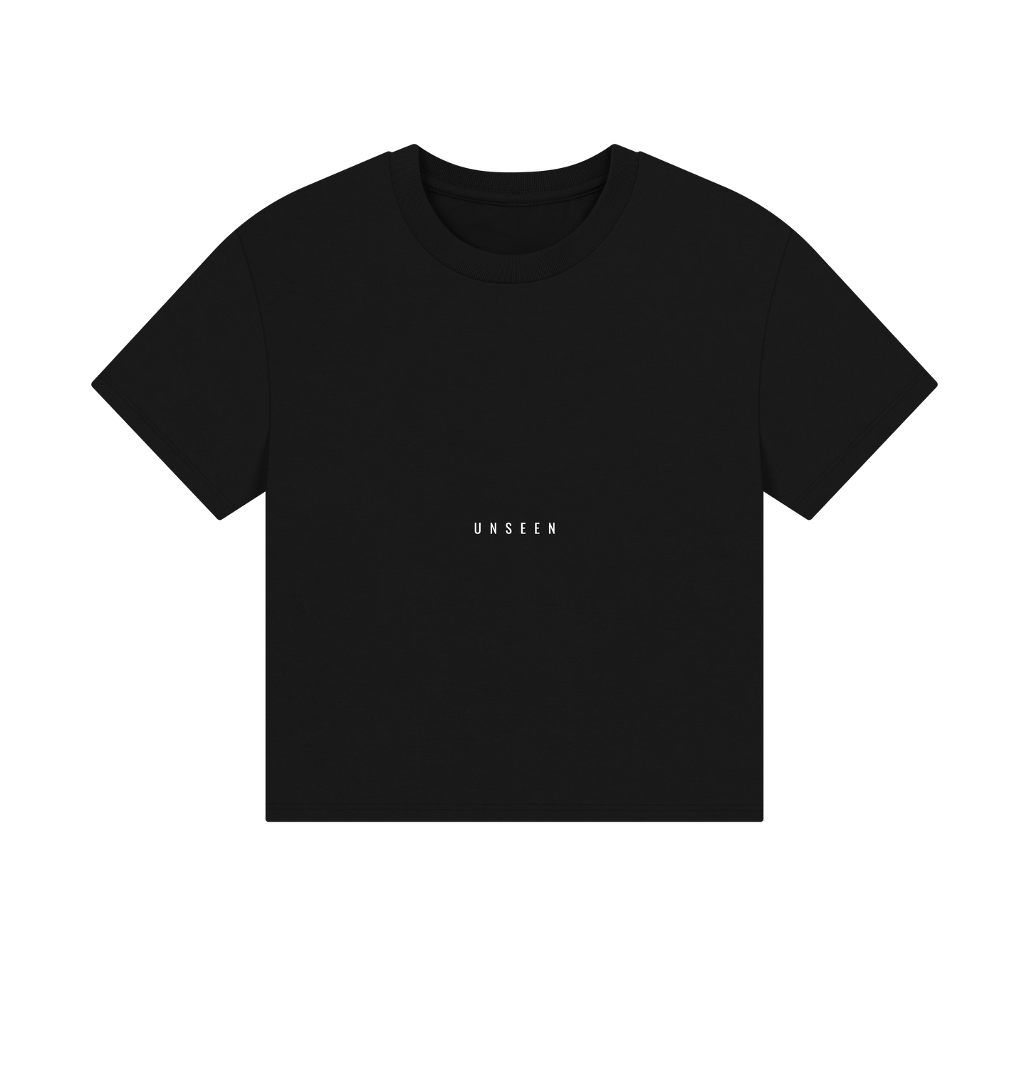 CKL Urban Girl Unseen oversized printed crop tee, stylish casual T-shirt with graphic design, front view.