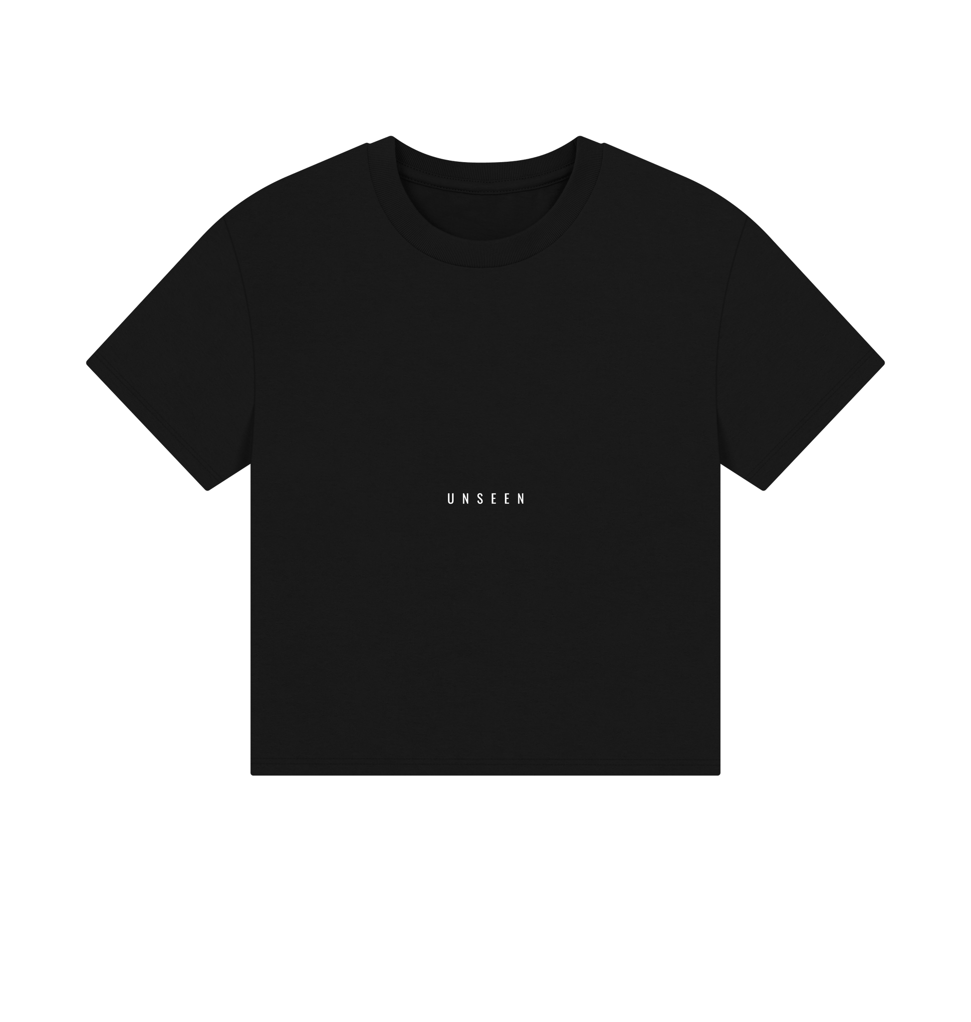 CKL Urban Girl Unseen oversized printed crop tee, stylish casual T-shirt with graphic design, front view.