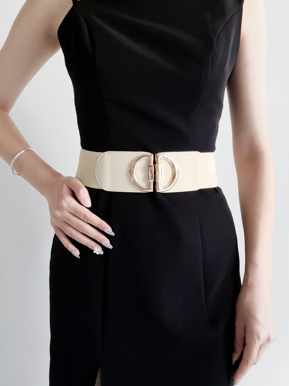 D Buckle Elastic Belt - Premium Belt from Trendsi - Just $8.79! Shop now at Craftklart.store