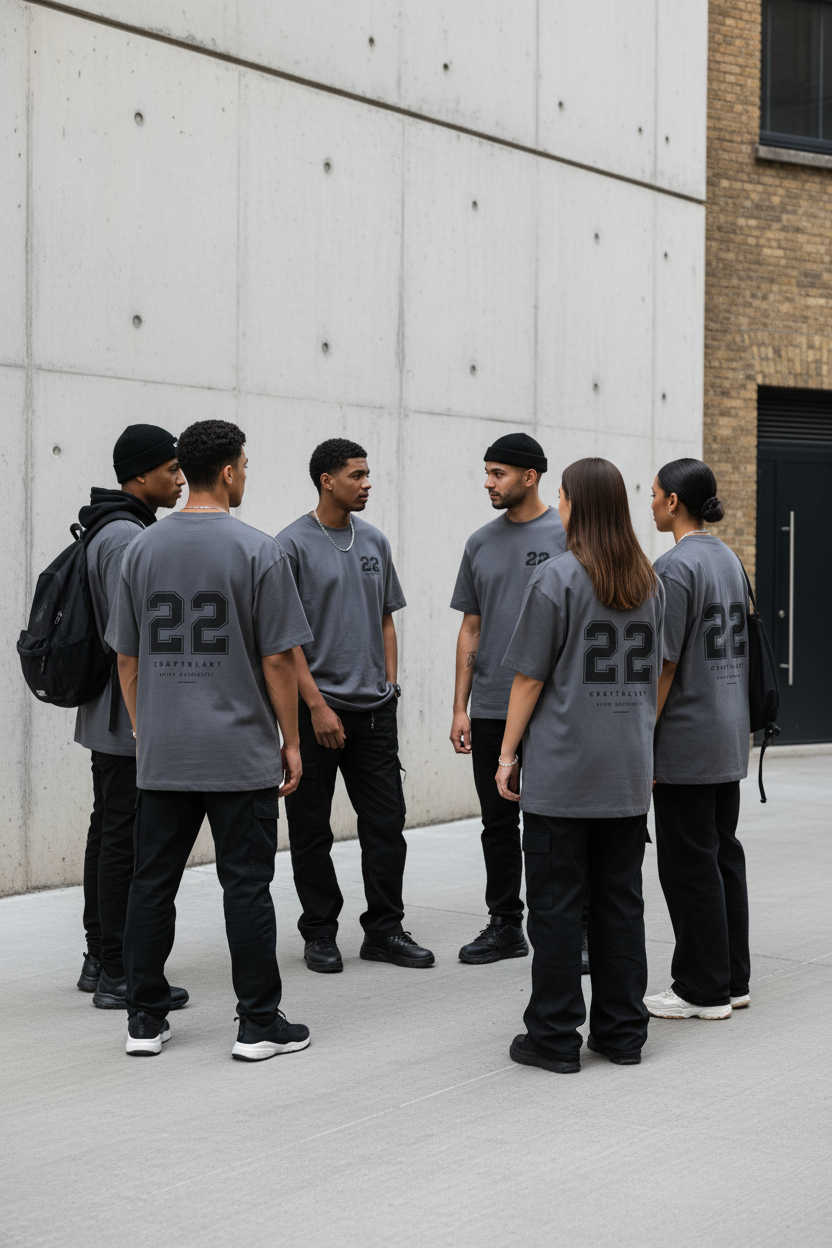 Heavyweight Boxy Oversized T-Shirt – 400GSM Unisex