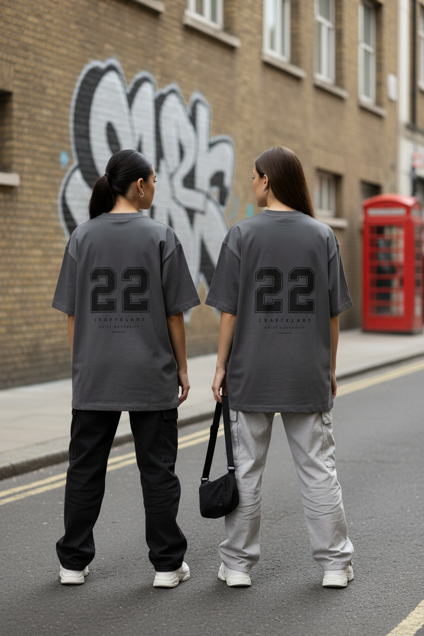 Heavyweight Boxy Oversized T-Shirt – 400GSM Unisex