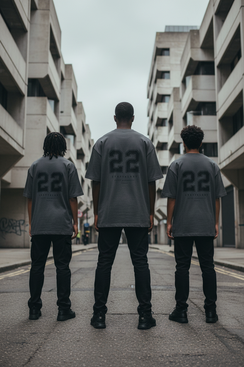 Heavyweight Boxy Oversized T-Shirt – 400GSM Unisex