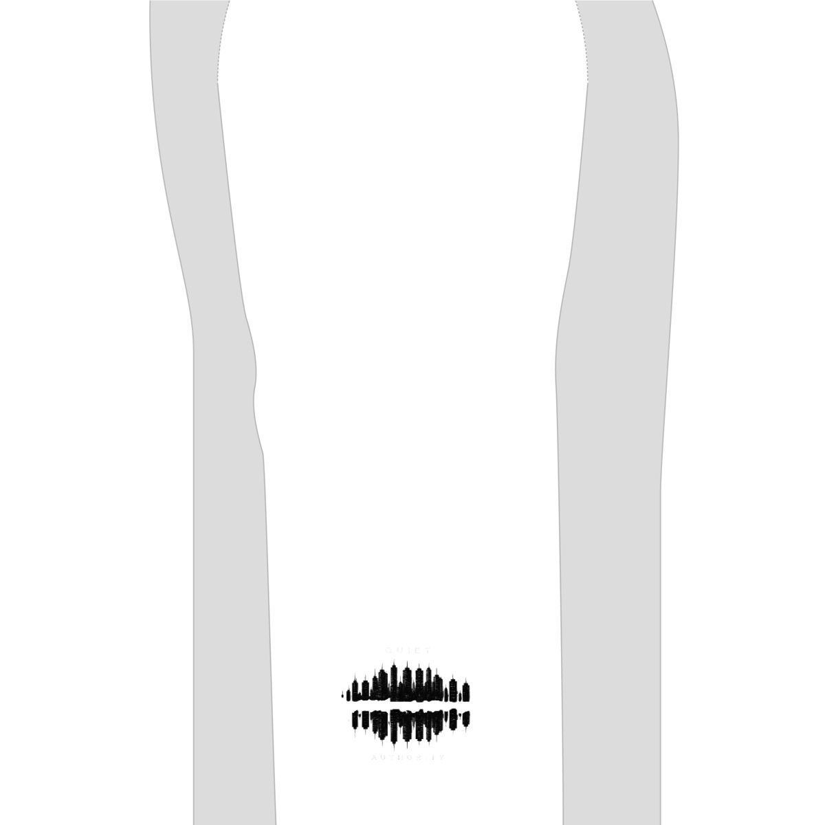 Urban Fashion & Streetwear oversized heavyweight long-sleeve with a collared design, shown from the right sleeve view.