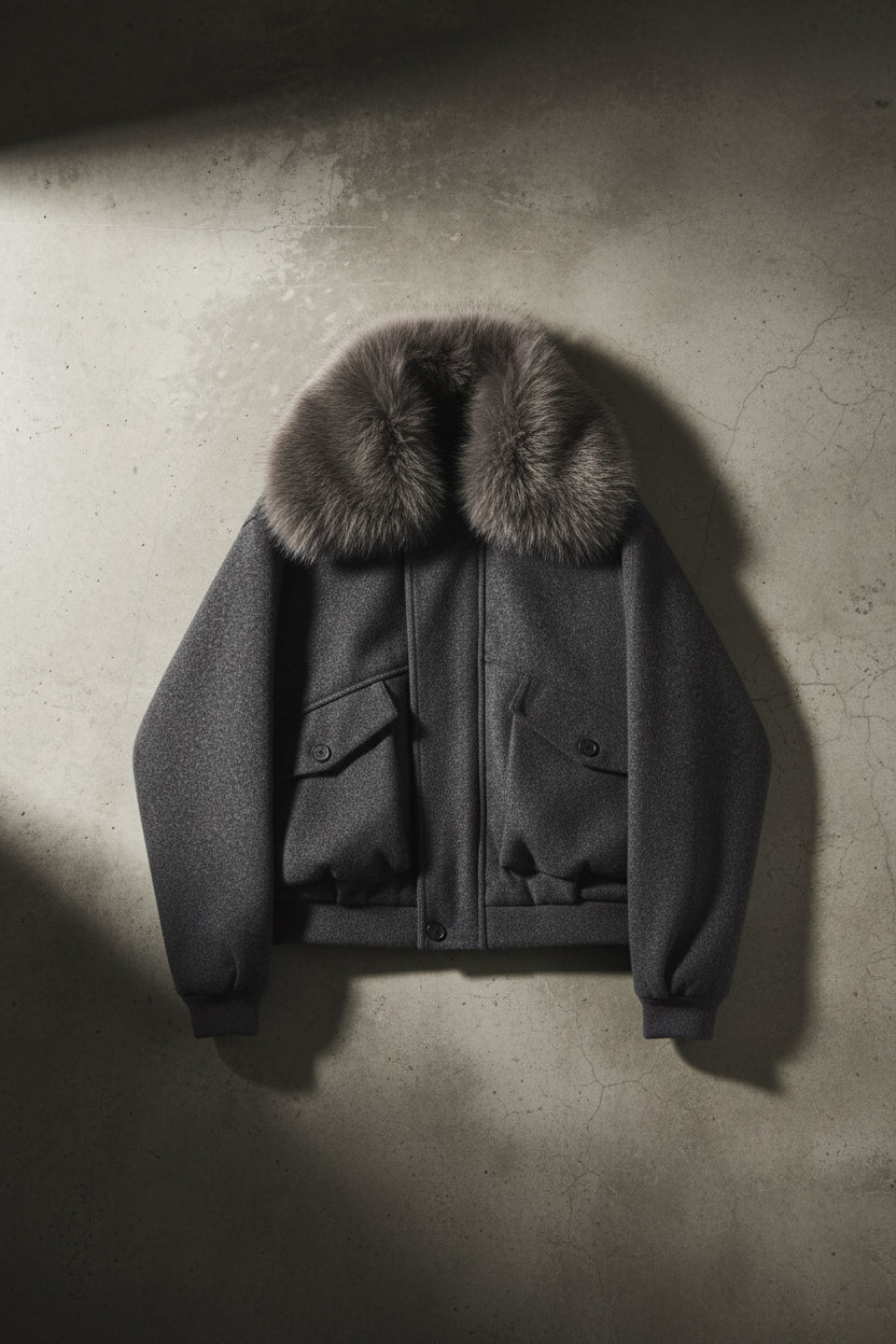 Loose casual warm winter jacket cotton jacket