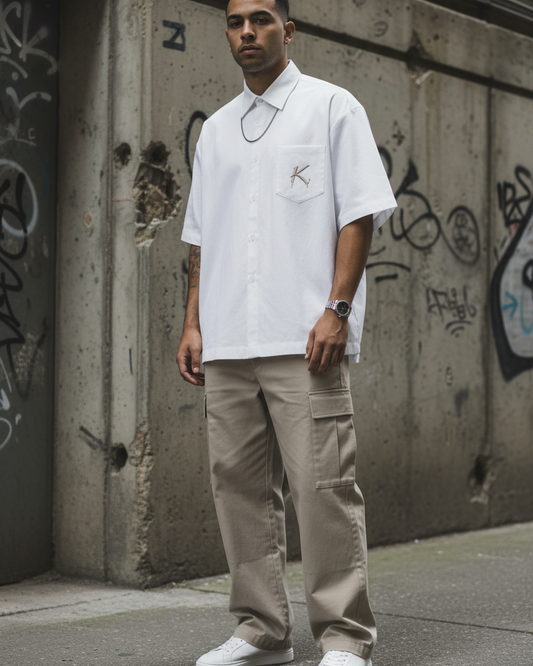 Unisex Boxy Heavyweight Short Sleeve Shirt