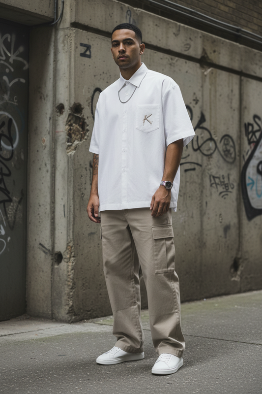 Unisex Boxy Heavyweight Short Sleeve Shirt