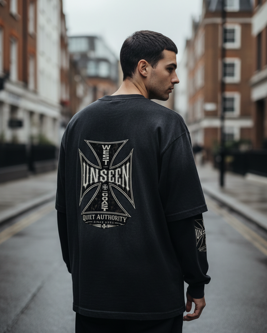 West Coast UNSEEN Washed Vintage Long-Sleeve Tee