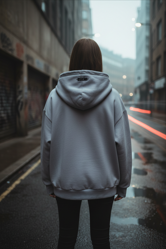 Quiet Form Hoodie — Ladies | 460GSM Oversized Heavyweight